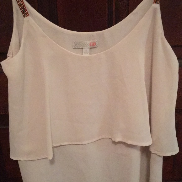 Cream tank top - Picture 3 of 4